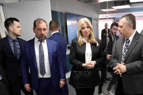 Návšteva prezidentky Slovenskej republiky v priestoroch Tachyum photo 13