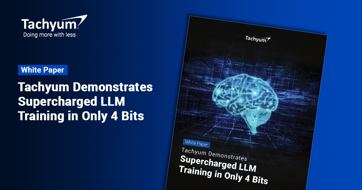 Tachyum podporuje ďalšiu fázu revolúcie v AI s využitím FP4