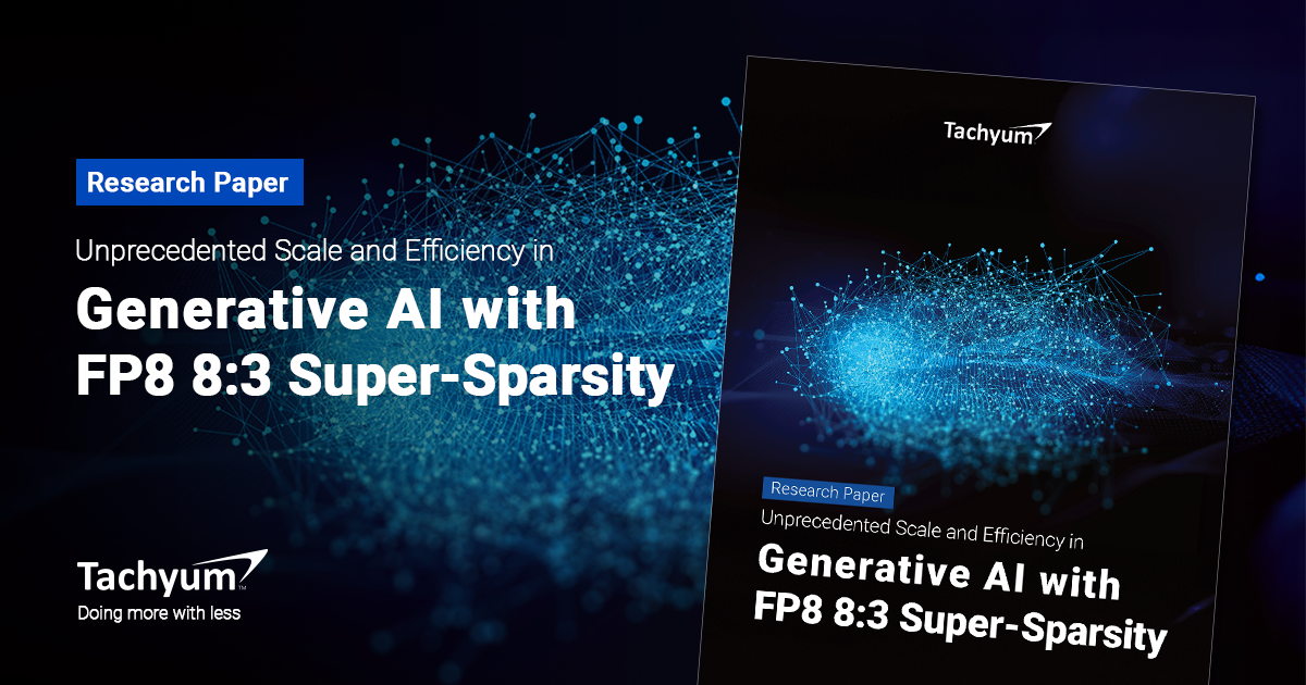 Tachyum FP8 Super-Sparsity Is Showing Path to Efficient Generative AI