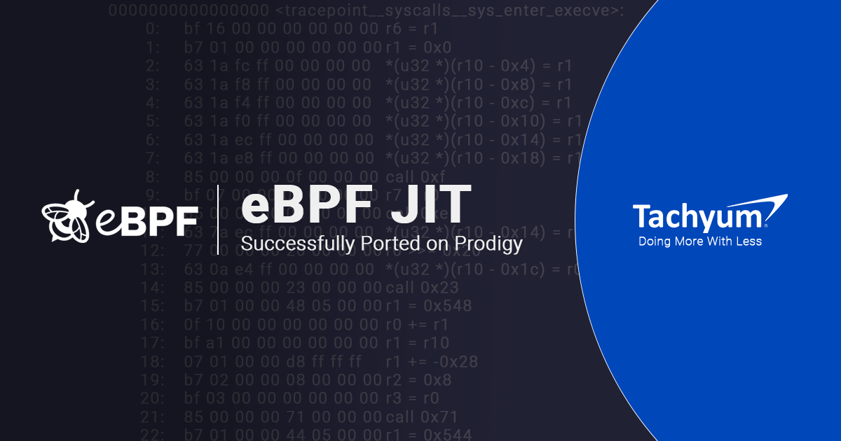 Tachyum Enhances Prodigy Universal Processor Behind eBPF Port