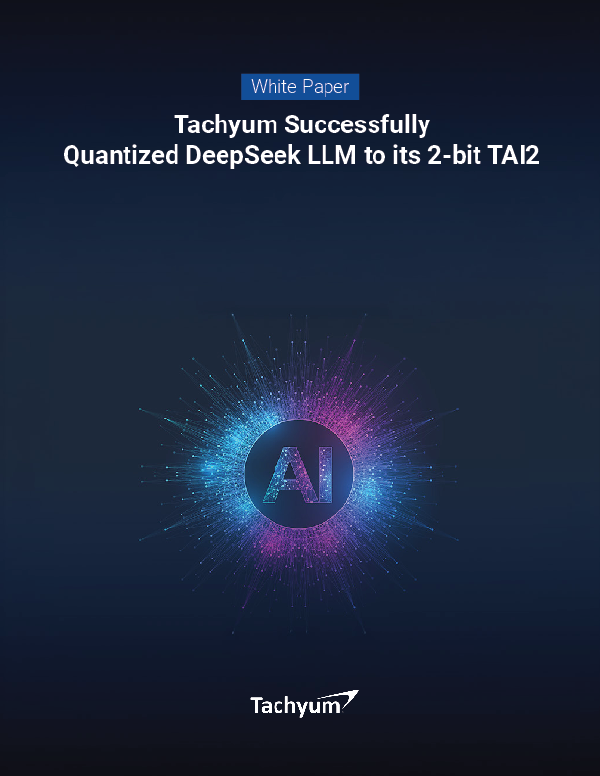 Tachyum Successfully Quantized DeepSeek LLM to its 2-bit TAI2 cover page